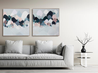 MELIORUM MONTEM DIPTYCH/PAIR - Open Edition Print on Canvas