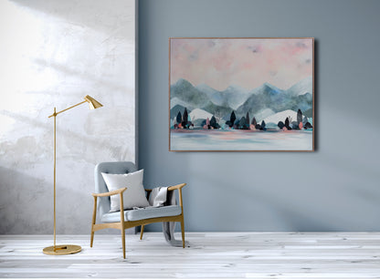 SALTUS MONTEM - Limited Edition Print on Canvas