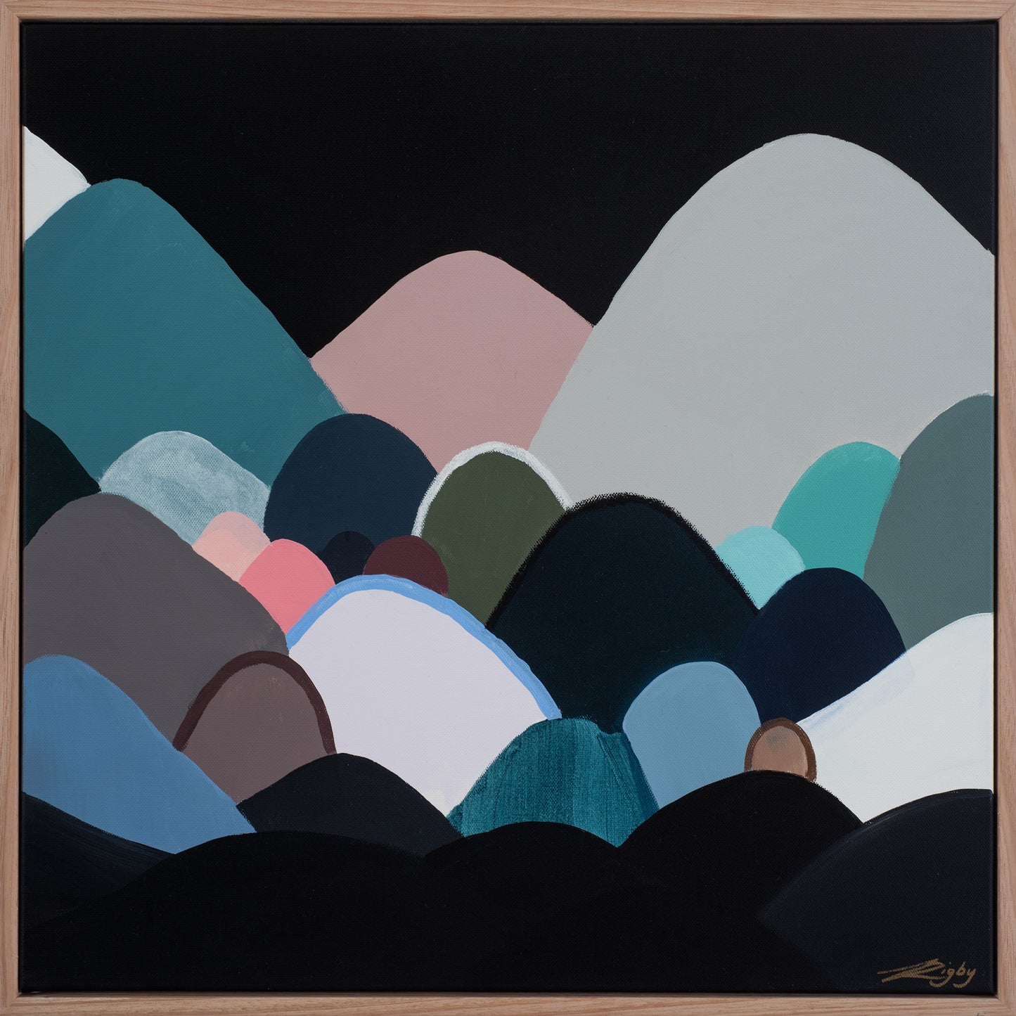 TENEBRIS MONTEM MINIMA #4 - 53cm x 53cm