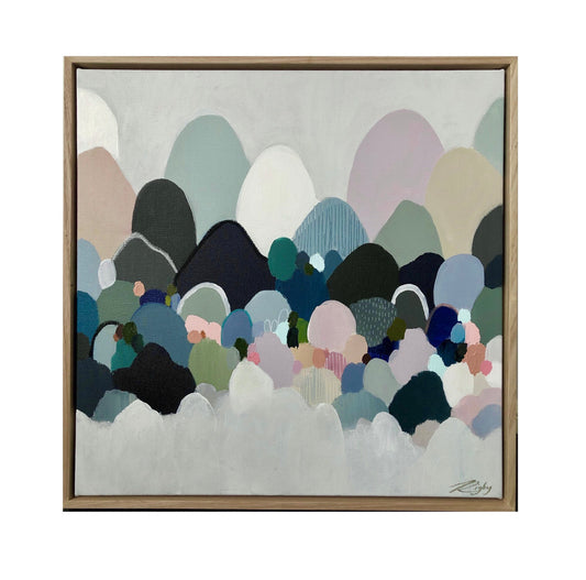 SERENITAS MONTEM MINIMA  58.5cm x 58.5cm